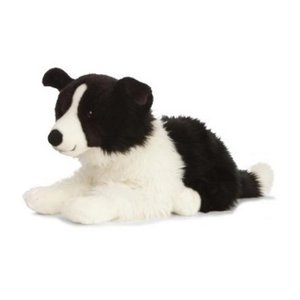 Living Nature knuffel Border Collie pluche hond 60 cm
