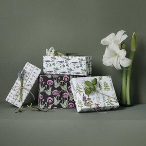 GESCHENKPAPIER - BLOEIENDE LENTE - RECYCLE 4 VELLEN
