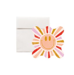 Mini tarjeta de felicitación smiley die
