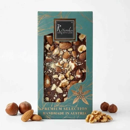 Chocolat au lait premium - mélange de noix
