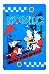 Kavel van 36 eenheden | Sonic kinderfleeceplaid 100x150cm | Officieel gelicentieerde producten | SUN CITY-groep