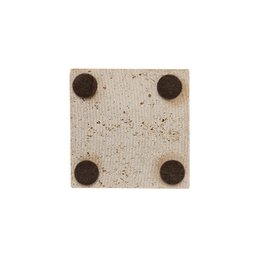 Travertine square 10 x 10 cm, 3 different shades: light, noce and gold