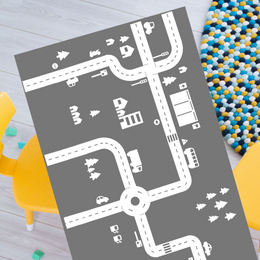 Juego de descuento de pegatinas Sticky Roads play (blanco o negro)