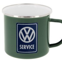 Volkswagen VW T1 Bus Enamel Mug 500ml in Gift Box - Classic Bus/Petrol Blue