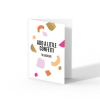 Greeting card Add a little confetti, per 10 pieces