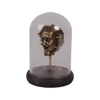 Bacchus Figurine with Glass Dome 23 cm
