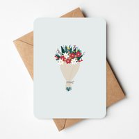 Greeting card bouquet | blank