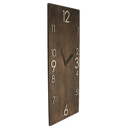 Grote houten wandklok verticale rechthoek moderne boerderij