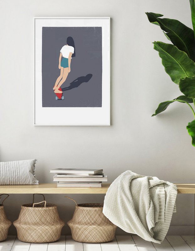 Skateboard pige II
