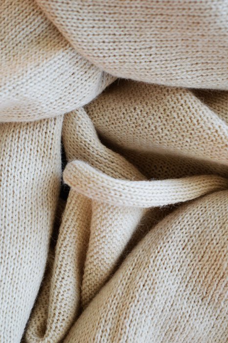 Alpaca Scarf XL Vanilla White