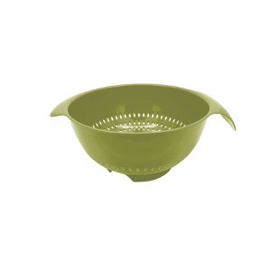 Groen plastic vergiet 23 cm diameter Fackelmann Zero