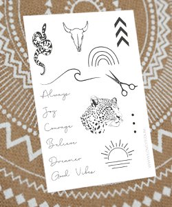 Temporäre Tattoos von Love Ibiza Nr. 2