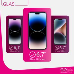2x se® 3D gehard glas Apple iPhone 14 Pro Max