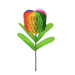 Sierbloem bol, mini - rood