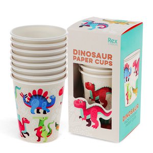 Papieren bekers (pak van 8) - Baby Dino's