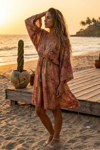 Kleid Noa braun