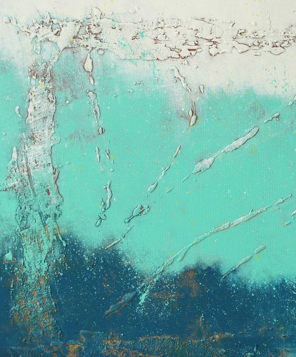 Schilderij - Oceanic Square Light