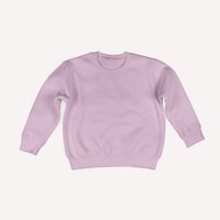 Baby Sweater Basic Lavendel (blanco)