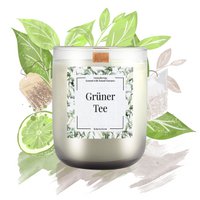 Aromatherapie Duftkerze 200g – 5 Duftvarianten, Naturwachs, 40h