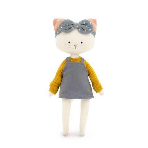 Cotton Plush Toy, Cotti Motti, Christy the Cat (30 cm)
