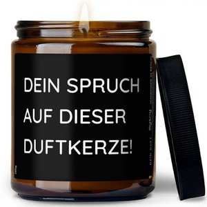 Personalisierte Duftkerze | Werbe-Geschenk Mitarbeiter Logo