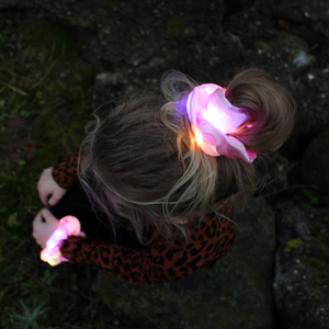 Scrunchies met LED lichtjes 'Satijn'