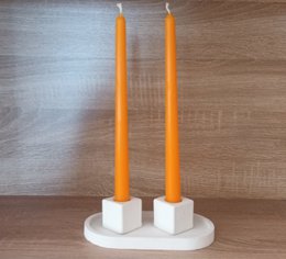 Pastel Color 10" Beeswax Taper Candle - Make your color mix