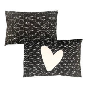 Kussen - Zwart Hart