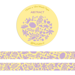 Washitape - illustratie print abstract patroon lente