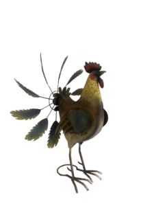 IJzeren vintage haan, 38x46x56cm, 1,2kg