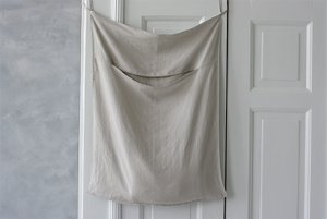 Hanging Linen Laundry Bag