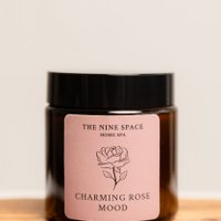 CHARMING ROSE Mood Candle - Brown Glass Mini