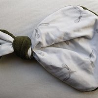 Knoop konijn propeller teddy green
