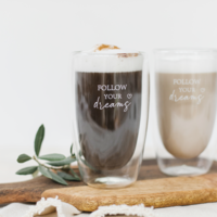 Thermoglazenset "Follow your Dreams" 450ml