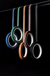 fascio di nastro washi sottile colorato primaverile