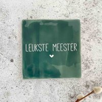 Tegeltje leukste meester