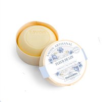 Linen Flower Soap In Wooden Box 100g
