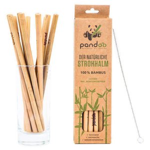 Plastikfreie Strohhalme aus Bambus | 100% Naturprodukt