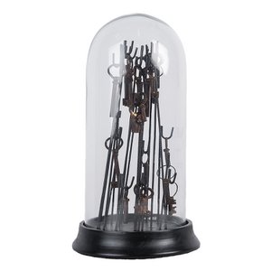 Stolp Ø 18x36 cm Bruin Glas Sleutels