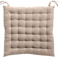 Seat cushion 36 points Zea recycled Natural 38 x 38 x 3 cm