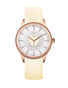 FLORIDA'S CAVALIER DOUBLE PLATED ROSE GOLD 3-HAND 10 ATM