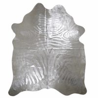 Cowhide rug - Zebra metallic | 2 colors