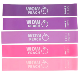 Bandes de résistance Wow pêche - Rose