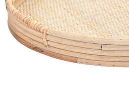 PLATEAU SET 2 ROTIN 50,5X46X5,5 DÉCORATION NATURELLE BD186396