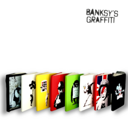 Banksy A5 size notebook - Lizzy Stardust