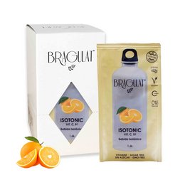 Isotonic drink with orange flavor, 15 bags per pack.
colors: orange, white
materials: paper, plastic
style: simple, minimalist
shape: rectangular box, tetrapack carton
