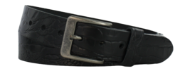 Waist belt 4cm | Grain leather crocodile print