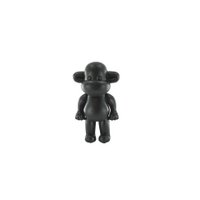 Ornament - Monkey Figurine 'The Legend' - Black - 11x7x19cm