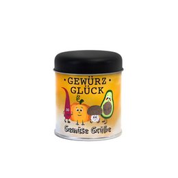 Vegetable seasoning blend with a variety of spices and herbs, including paprika, garlic, and onion.