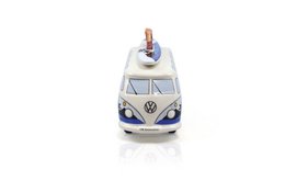 Volkswagen VW T1 Bus Spardose mit Surfboard (1:18) - Surf/Blau